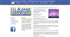 Desktop Screenshot of lllalumnae.org