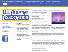 Tablet Screenshot of lllalumnae.org